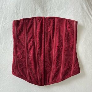 Garage Burgundy Lace Corset